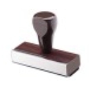 1/4&quot; Height Rubber Hand Stamps
