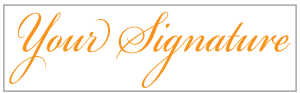 Medium Signature Stamp